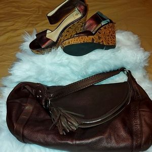 Isola Brown Shoes w/bag